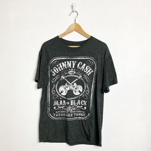 Zion Johnny Cash Man in Black graphic tee